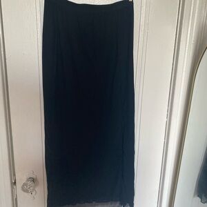 Pencil Skirt (2) black and burgundy
